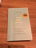 Tony Crabbe - Nooit meer te druk, Boeken, Ophalen of Verzenden, Tony Crabbe