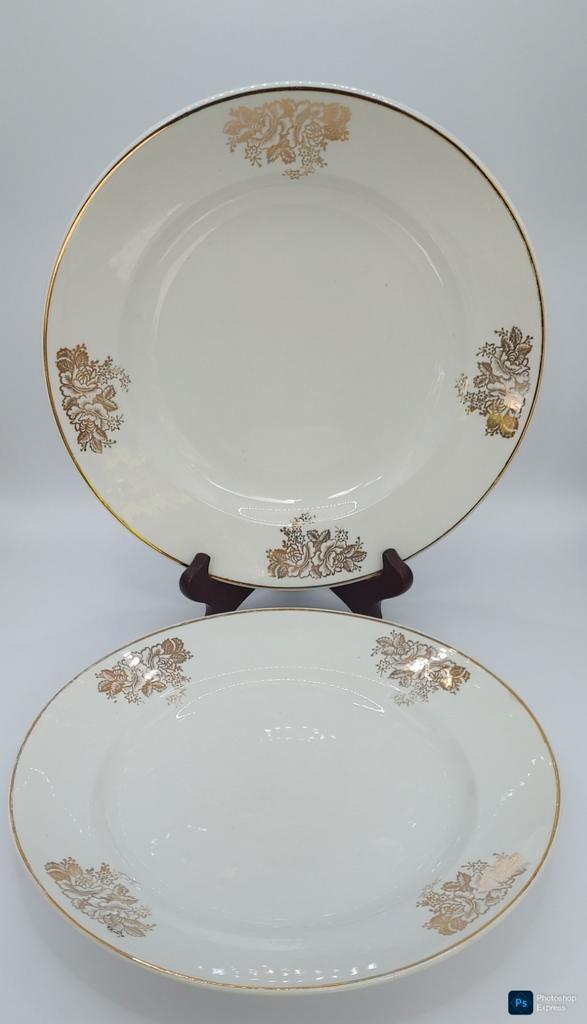 2 assiettes Boch Frères, Antiquités & Art, Antiquités | Services (vaisselle) pièces, Enlèvement ou Envoi