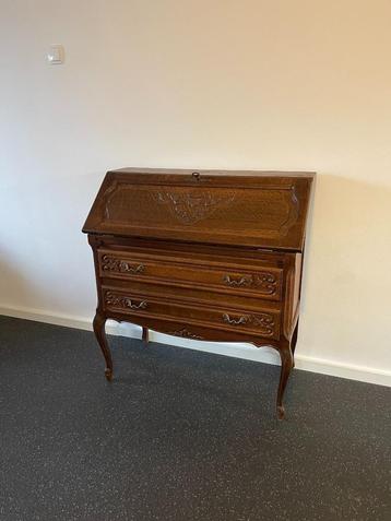 Secretaire Vintage Brocante Antiek Bureau Landelijk kastje beschikbaar voor biedingen