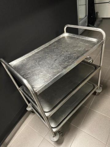 Serveerkar RVS 3 niveau's beschikbaar voor biedingen