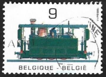 1 Postzegel België 1985 StoomTramLocomotief beschikbaar voor biedingen