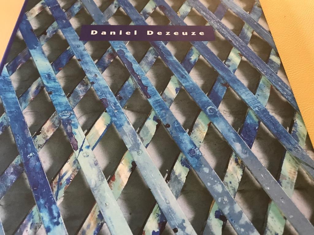 Daniel Dezeuze gesigneerd installations support surface 120p, Ophalen of Verzenden, Zo goed als nieuw, Beeldhouwkunst