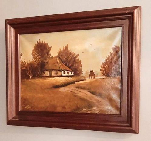 JH SADE/ Schilderij op doek, Antiek en Kunst, Kunst | Schilderijen | Klassiek, Ophalen of Verzenden