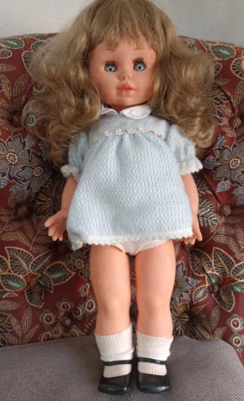 Vintage pratende pop van Italo Cremona uit 1969, Verzamelen, Poppen, Gebruikt, Pop, Ophalen of Verzenden