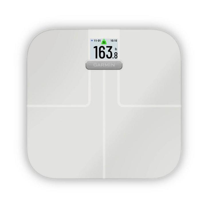 Garmin Index S2 Smart Scale, Elektronische apparatuur, Weegschalen, Zo goed als nieuw, Digitaal, Personenweegschaal, 500 gram of grover