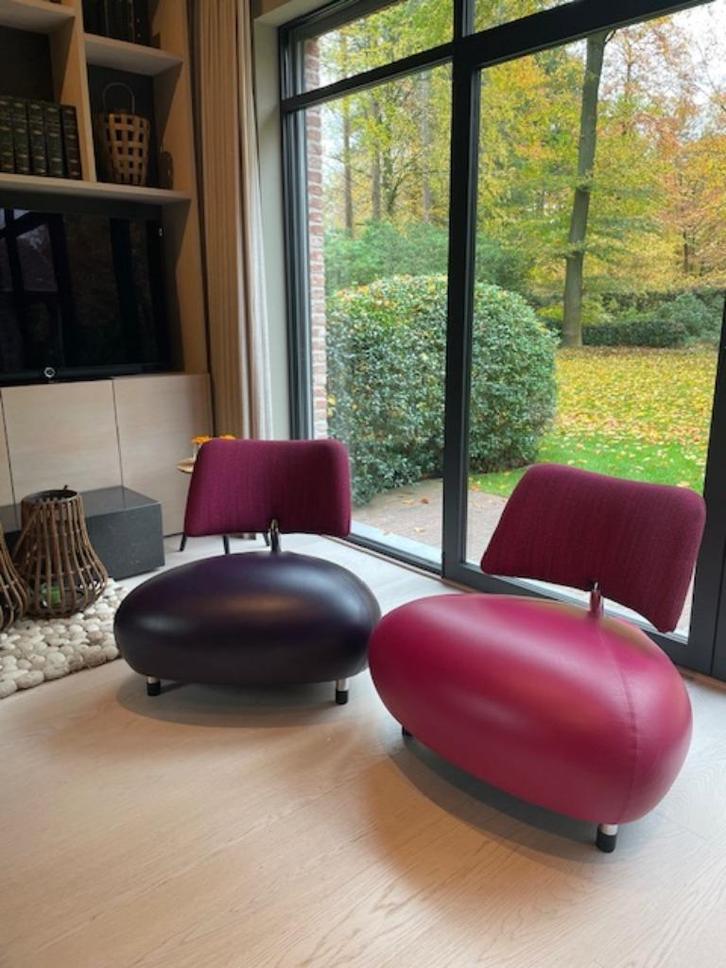 Leolux Pallone, flashy designfauteuils, topkwaliteit, Huis en Inrichting, Zetels | Zetels, Gebruikt, Eenpersoons, Minder dan 150 cm