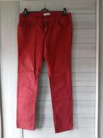 Bordeaux jeansbroek maat 42, Gedragen, Lang, Maat 42/44 (L), Pimkie