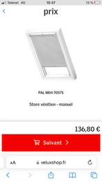 Store vénitien en aluminium blanc. Neuf. Velux pal m04 7057s, Bricolage & Construction