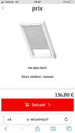 Venetiaans rolgordijn van wit aluminium. Velux PAL M04 7057S, Doe-het-zelf en Bouw