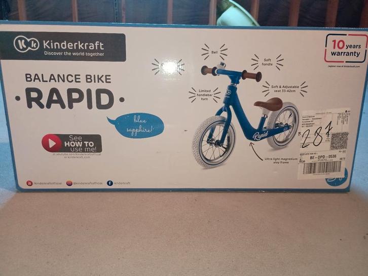 Nieuwe loopfiets Kinderkraft, Vélos & Vélomoteurs, Trottinettes, Neuf, Enlèvement
