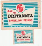 BRITANNIA  pak en etiket    blauw, Collections, Articles de fumeurs, Briquets & Boîtes d'allumettes, Boîtes ou marques d'allumettes