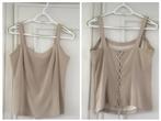 Beige topje Linea Raffaelli maat 40, Ophalen of Verzenden, Zo goed als nieuw, Beige