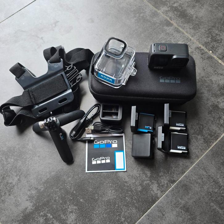 GoPro Hero 9 + Accessoires, Audio, Tv en Foto, Actiecamera's, Ophalen