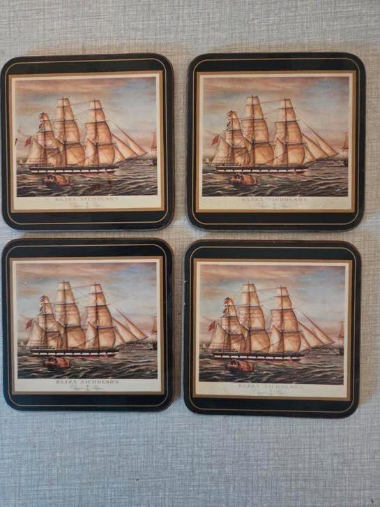 Pompernel onderzetters Clipper Ships serie., Huis en Inrichting, Woonaccessoires | Onderzetters, Zo goed als nieuw, Ophalen of Verzenden