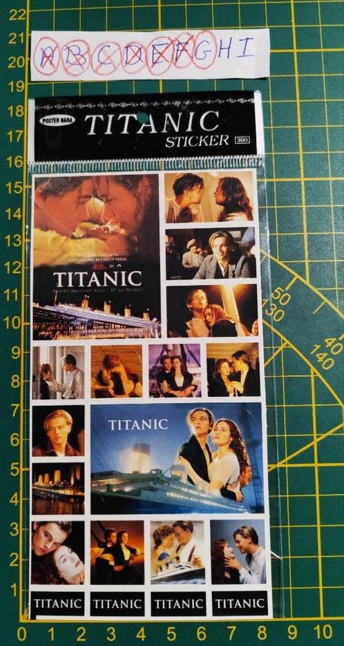 Sticker set (G) Titanic Film (origineel uit 1998 in OVP), Collections, Autocollants, Enlèvement ou Envoi