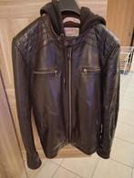 Veste redskins en cuir noir, Enlèvement ou Envoi, Autres tailles, Porté, Redskins