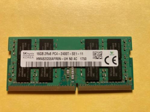 SK Hynix 16GB 2Rx8 PC4-2400T-SE1-11, Computers en Software, RAM geheugen, Gebruikt, Laptop, 16 GB, DDR4, Verzenden