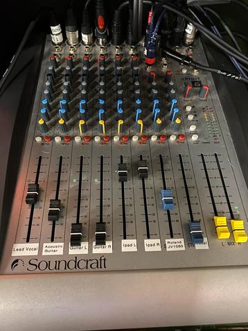 Soundcraft Spirit E6 in zeer goede staat, Enlèvement ou Envoi, Comme neuf