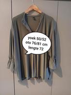 Kaki blouze yoek 50/52, Yoek, Maat 46/48 (XL) of groter, Ophalen of Verzenden, Zo goed als nieuw