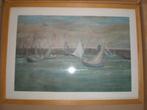 Tableau motif bateaux, Enlèvement, Neuf