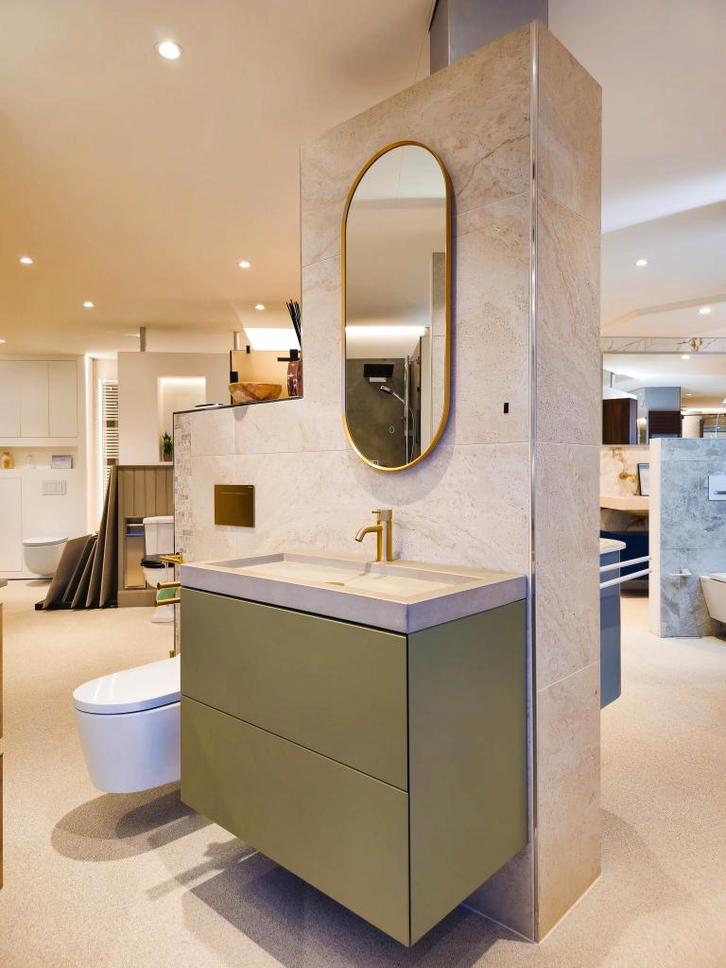 Detremmerie badkamermeubel en spiegel, Maison & Meubles, Salle de bain | Meubles de Salle de bain, Neuf, Lavabo ou Évier, Moins de 100 cm