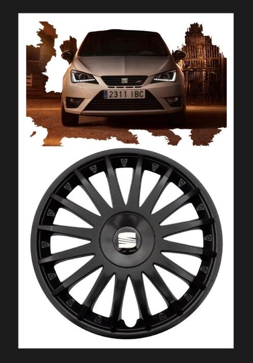 Wieldoppen SEAT | ZWART🔥 | ✔️Meerdere modellen, Auto diversen, Wieldoppen, Nieuw, Ophalen of Verzenden