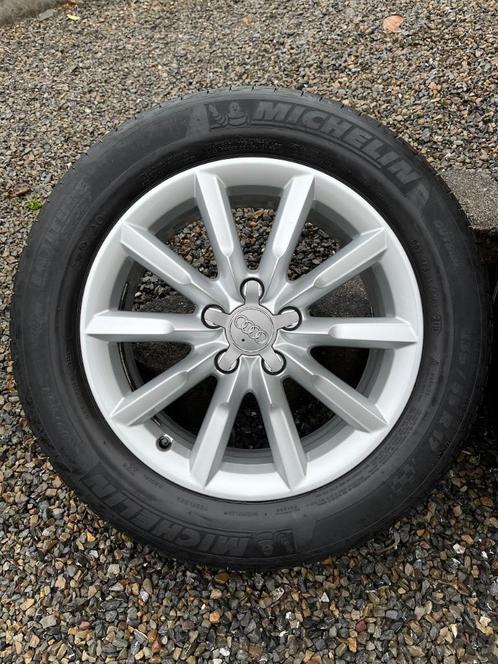 Jantes AUDI Q3 + pneus été, Auto-onderdelen, Banden en Velgen, Band(en), Zomerbanden, 17 inch, 235 mm, Personenwagen, Gebruikt