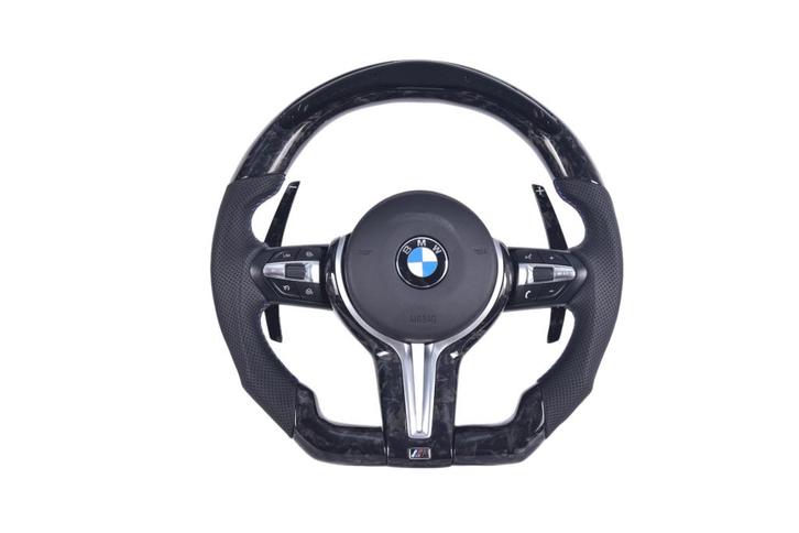 BMW M Sportstuur forged carbon & LED 1 2 3 4 5 6 F-serie, Auto-onderdelen, Besturing, BMW, Nieuw, Verzenden