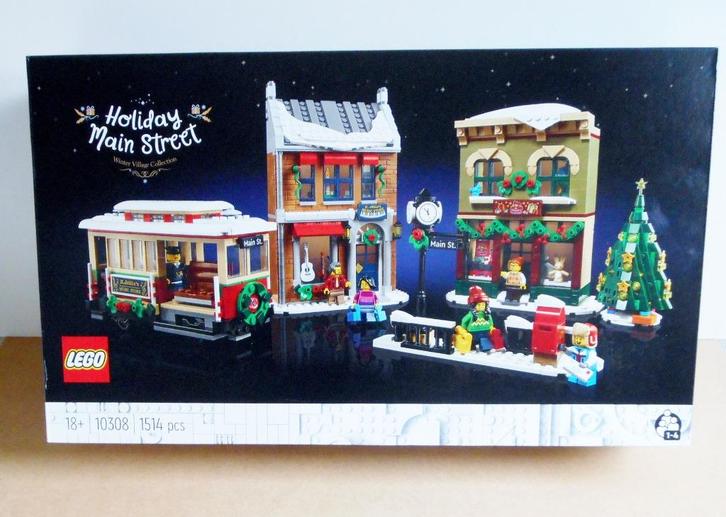 Lego 10308  X'mas  HOLIDAY MAIN STREET  (2022)  nieuw, Kinderen en Baby's, Speelgoed | Duplo en Lego, Nieuw, Lego, Complete set