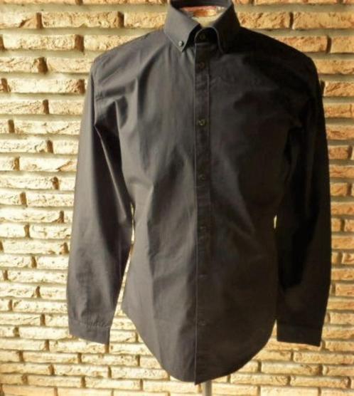 (29) - chemise homme t.M noire - zara man -, Kleding | Heren, Overhemden, Zo goed als nieuw, Halswijdte 39/40 (M), Zwart, Ophalen of Verzenden