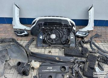 JEEP COMPASS VOORKOP BUMPER MOTORKAP SCHERM LED KOELER  beschikbaar voor biedingen