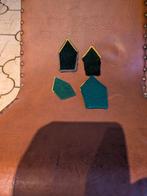 Jagers te voet kraagspiegels, Enlèvement ou Envoi, Armée de terre, Emblème ou Badge