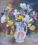 Albert Steel (1917-1984): Bloemenstilleven '77(O/D, 72x82cm), Ophalen of Verzenden