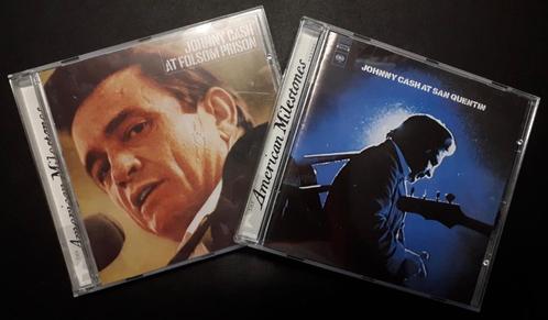 JOHNNY CASH - San Quentin & Folsom prison (2CDs), Cd's en Dvd's, Cd's | Pop, 1960 tot 1980, Ophalen of Verzenden