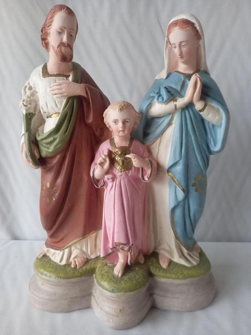 Statue des saints Sainte Famille, Antiquités & Art, Antiquités | Objets religieux, Enlèvement ou Envoi