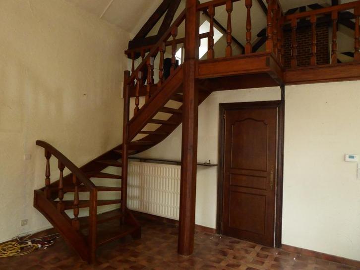 antieke houten trap, Doe-het-zelf en Bouw, Ladders en Trappen, Gebruikt, Trap, 2 tot 4 meter, Ophalen