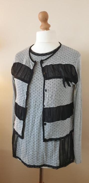 Luxe twinset - Maat L beschikbaar voor biedingen