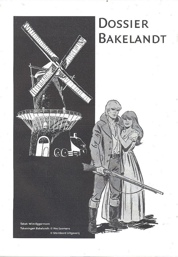 Stripfestival Sluis 2003 Dossier Bakelandt + map + ex-libris, Boeken, Stripverhalen, Gelezen, Complete serie of reeks, Ophalen of Verzenden