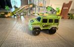 Racebaan Jungle met Dino's en zelfrijdende jeep., Kinderen en Baby's, Speelgoed | Racebanen, Ophalen, Zo goed als nieuw, Racebaan