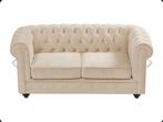 2x Chesterfield 2-zit stof, Ophalen, Gebruikt, Stof