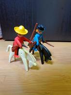playmobil 2 cowboys vintage, Utilisé, Enlèvement ou Envoi, Playmobil en vrac
