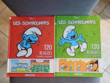 Lot BD Les schtroumpfs 120 blagues 1 et 5 disponible aux enchères