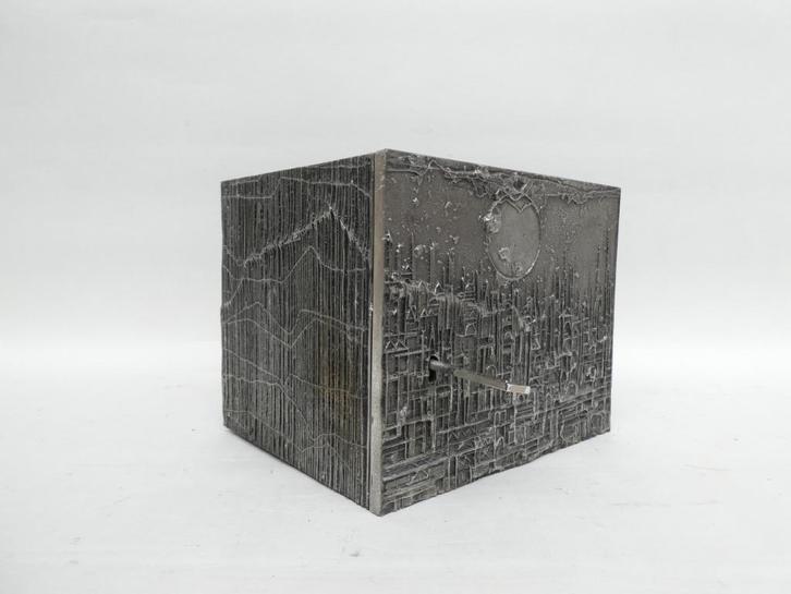 Zilverkleurig tabernakel van Roger Bonduel Brugge, Antiek en Kunst, Antiek | Religieuze voorwerpen, Ophalen