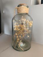 Stolp met bloemen en lichtjes, Huis en Inrichting, Woonaccessoires | Stolpen, Ophalen of Verzenden, Zo goed als nieuw