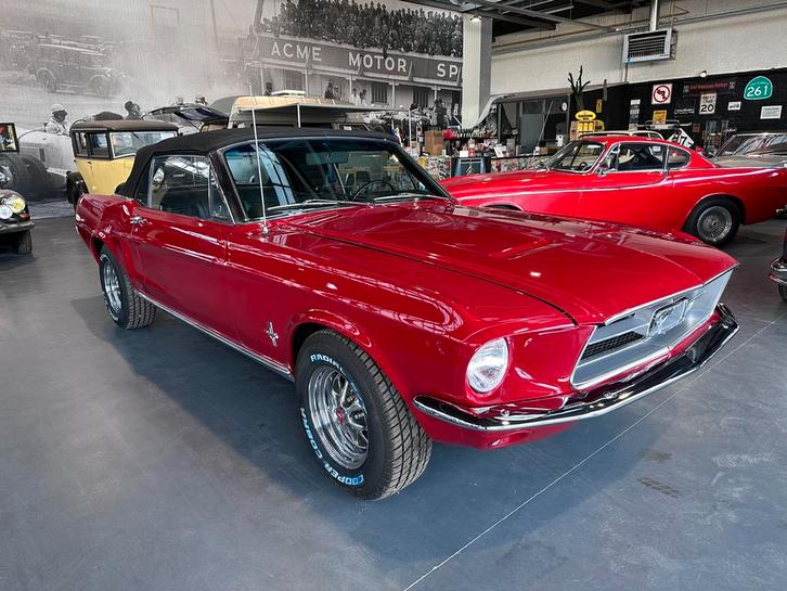 1967 Ford Mustang cabrio in topstaat !! Full restauration., Auto's, Oldtimers, Bedrijf, Ford USA, Benzine, Cabriolet, 2 deurs