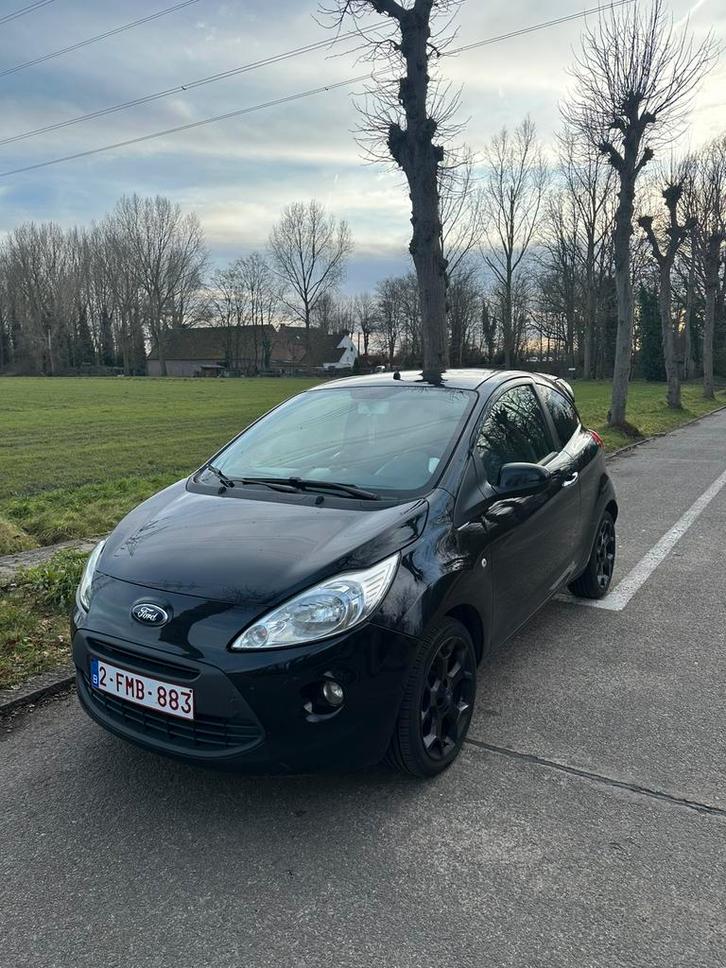 Ford Ka 1.2i Titanium Start/Stop, Auto's, Ford, Particulier, Ka, Benzine, Euro 5, Stadsauto, Handgeschakeld, Zwart, Ophalen