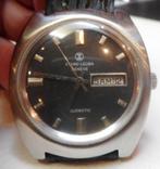 37) Favre-Leuba Geneve Duomatic automatique, Ophalen of Verzenden, Gebruikt