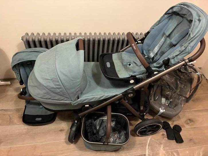 Set cybex gazelle s, Enfants & Bébés, Poussettes & Combinaisons, Comme neuf, Poussette combi, Autres marques, Voiture duo, Avec siège auto