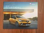 Folder brochure Renault Clio RS Renault Sport 2016, Diverse auteurs, Ophalen of Verzenden, Zo goed als nieuw, Renault