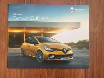 Folder brochure Renault Clio RS Renault Sport 2016